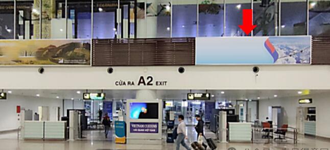 越南內排機場廣告