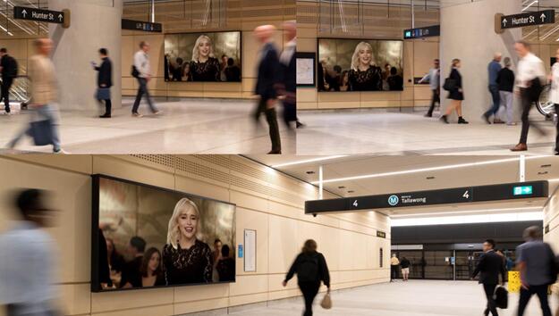 悉尼地鐵站廣告
