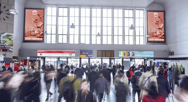 德國車站廣告
